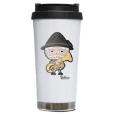 Da Oid Sinzer Musikinstrumente Edelstahl Trinkbecher To Go 470ml Weiss Wildbarren Front